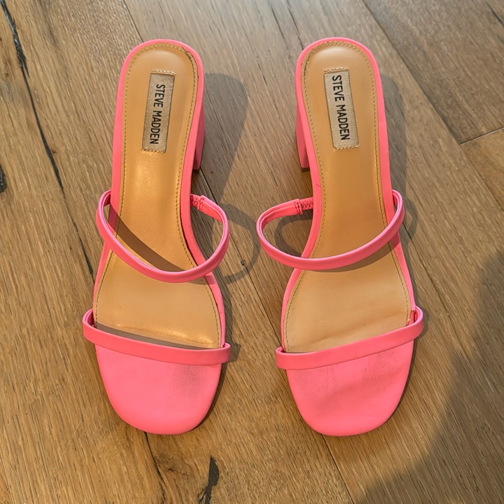 Hot Pink Steve Madden sandals